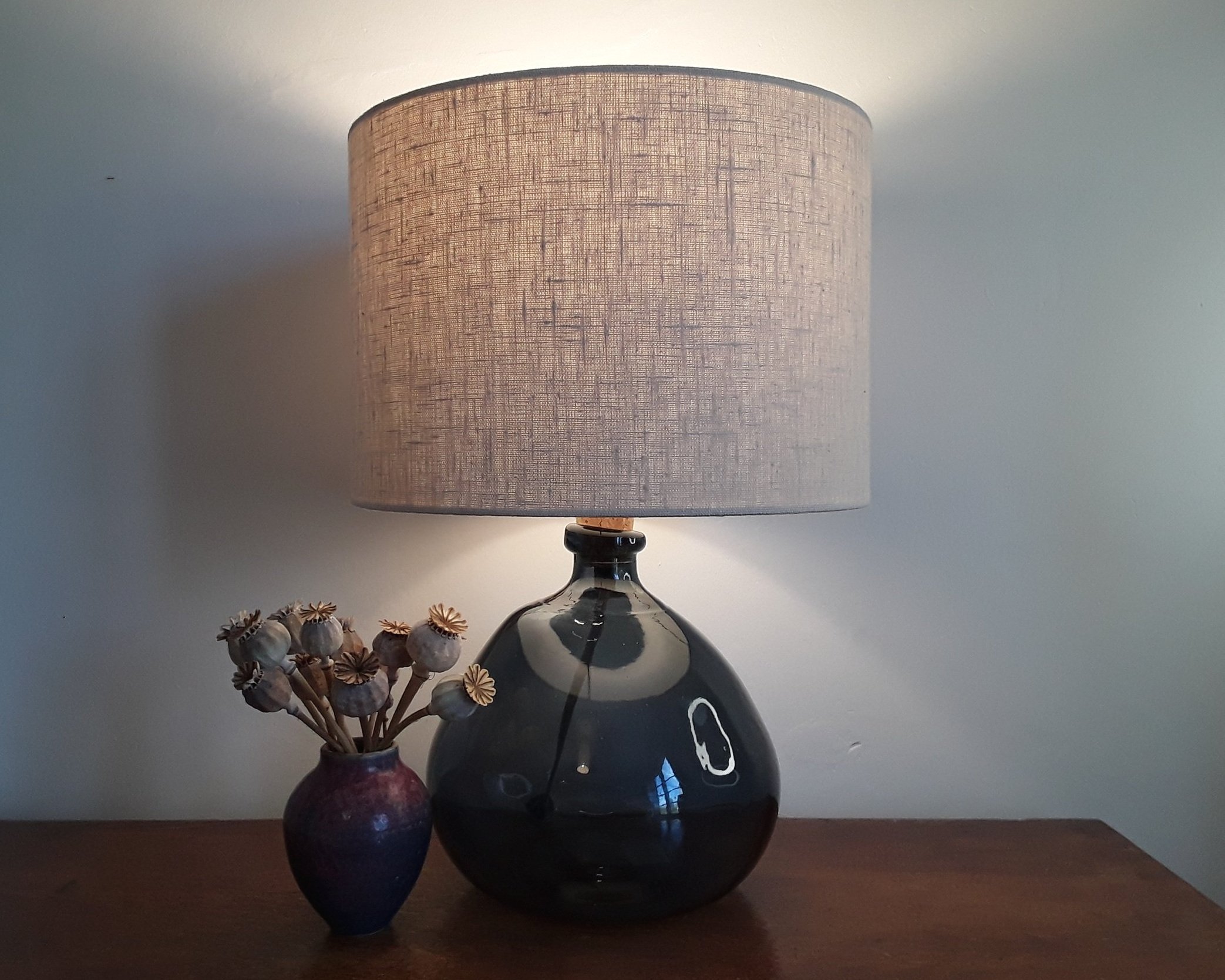Barrel shaped lamp deals shades